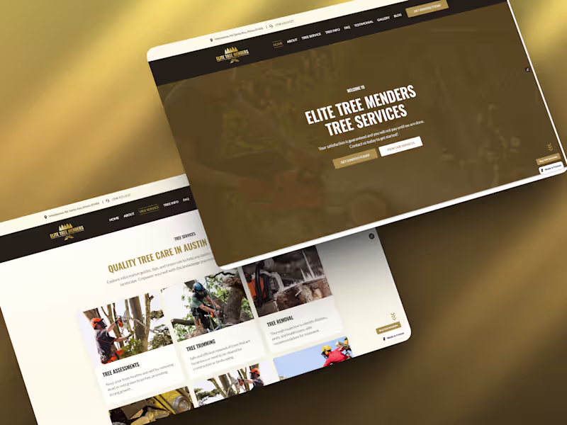 Cover image for Elite Tree Menders – Multipage