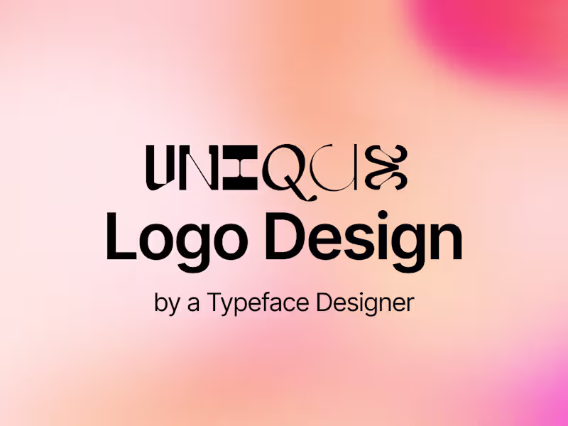 Cover image for Logo Design by a Typographer