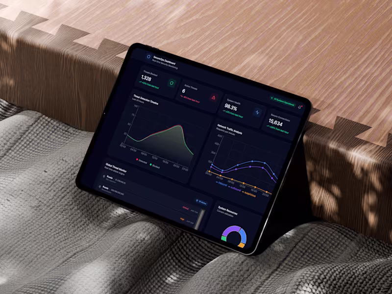 Cover image for Interactive Cybersecurity Dashboard Design