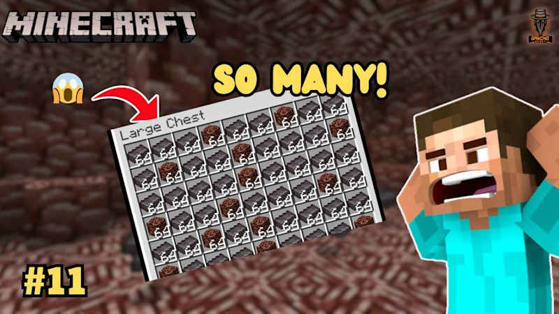 Cover image for 🤑I FOUND SO MUCH NETHRITE IN MINECRAFT SURVIVAL | Beast Kingdo…