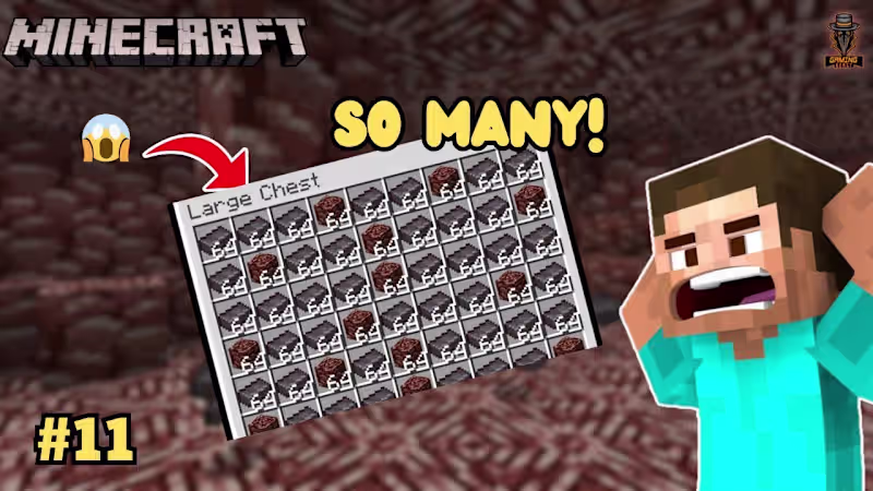 Cover image for 🤑I FOUND SO MUCH NETHRITE IN MINECRAFT SURVIVAL | Beast Kingdo…