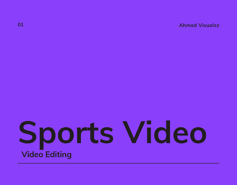 Cover image for Sports Editing Style