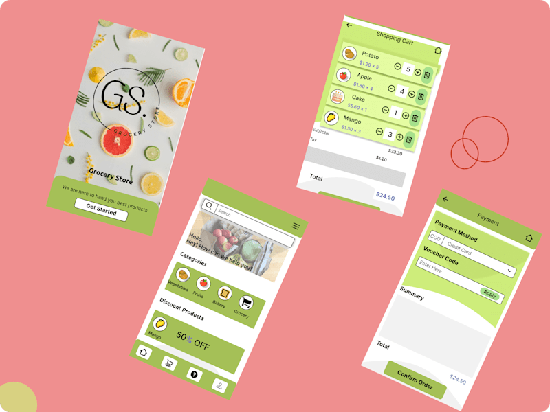 Cover image for Grocery store App design