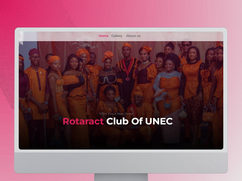 Cover image for Development of Basic Framer Website for Rotaract UNEC