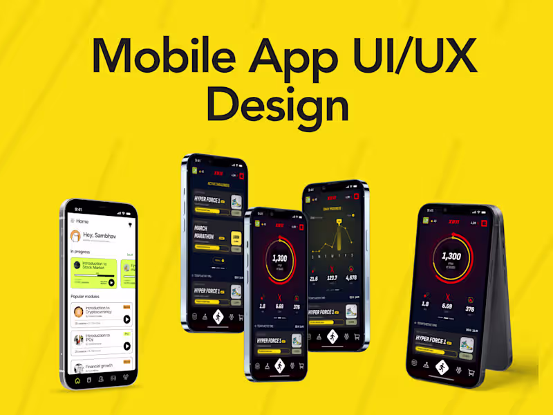 Cover image for I will design quality UI designs for your App