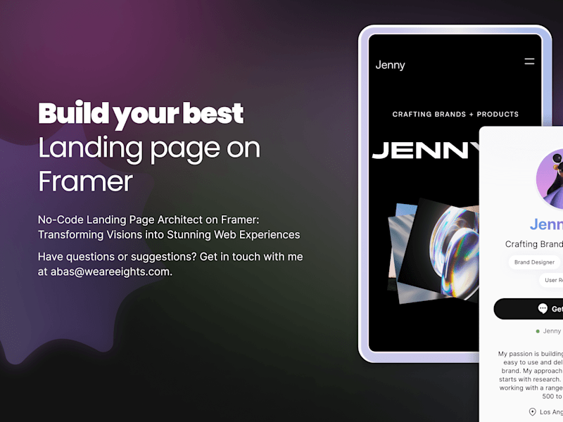 Cover image for Framer Landing Page Maestro