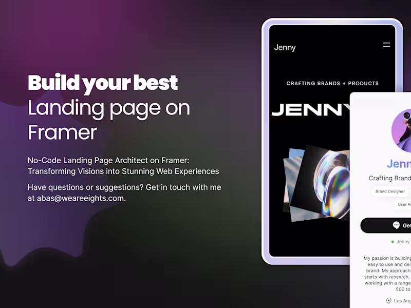 Cover image for Framer Landing Page Maestro