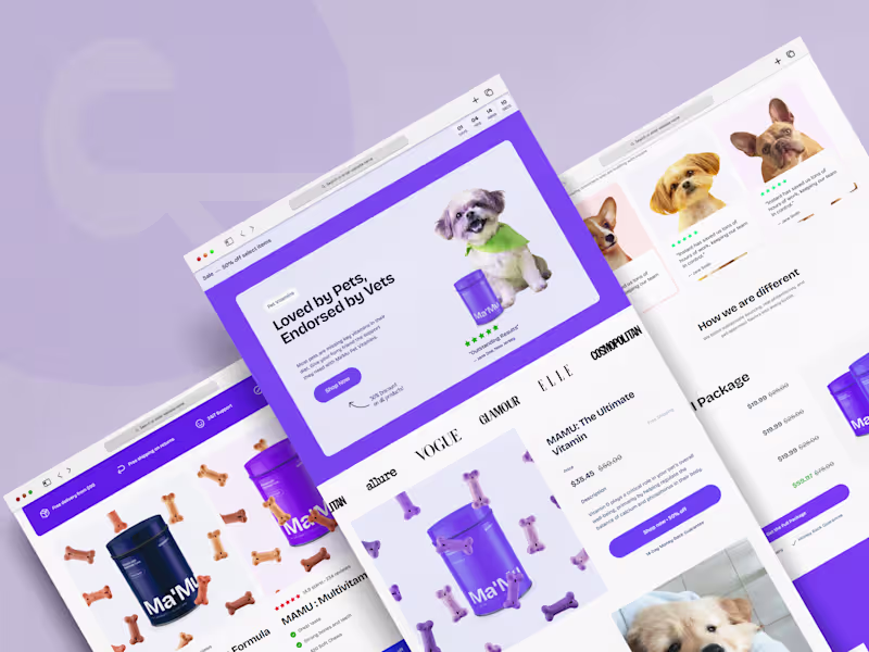 Cover image for Landing Page Design for Shopify | Built with Instant
