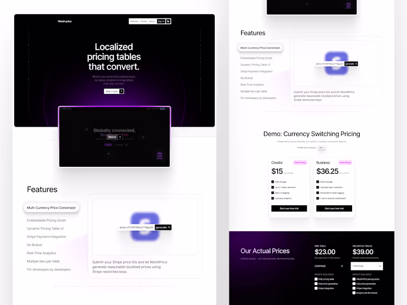 Cover image for Framer landing page - design & development