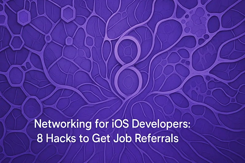 Cover image for Networking for iOS Developers: 8 Hacks to Get Job Referrals