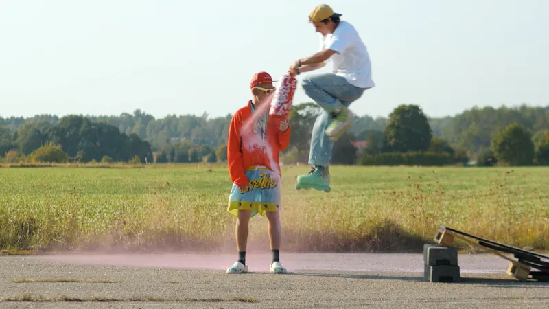 Cover image for Blading Meets Art: The Biggest Peace Sign