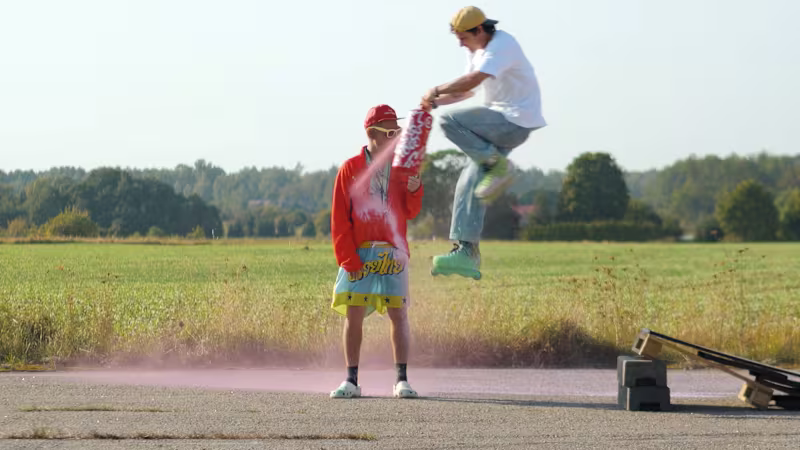 Cover image for Blading Meets Art: The Biggest Peace Sign