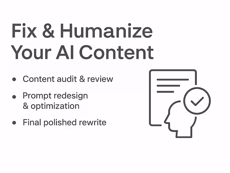 Cover image for Fix & Humanize Your AI Content