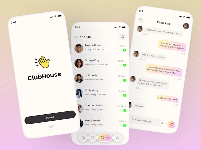 Cover image for Minimal Messaging App Design