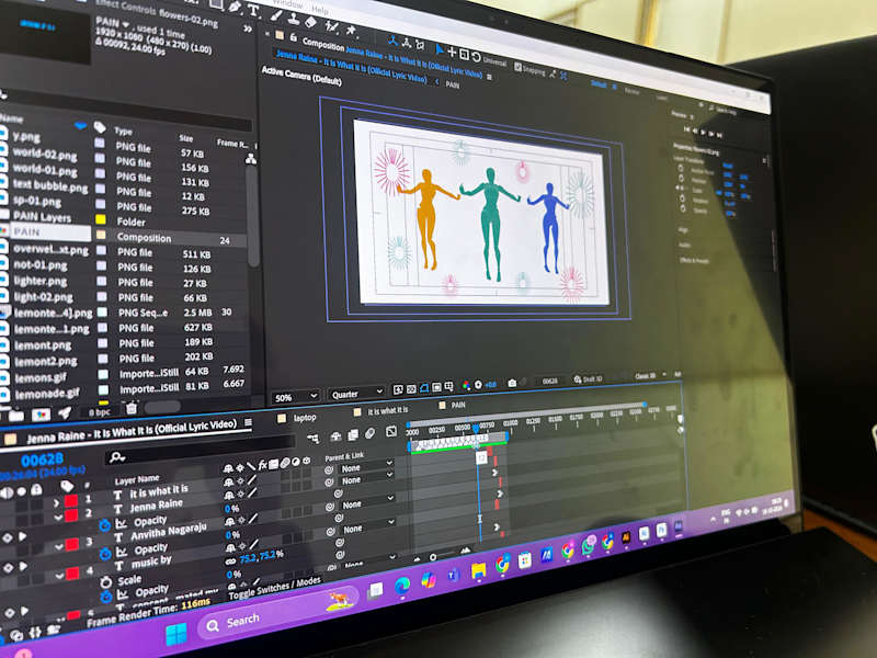 Cover image for Motion graphics Music video