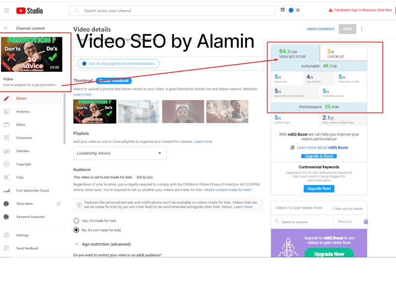 Cover image for YouTube Video SEO 