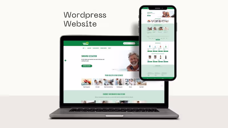 Cover image for I will develop wordpress website, ecommerce website