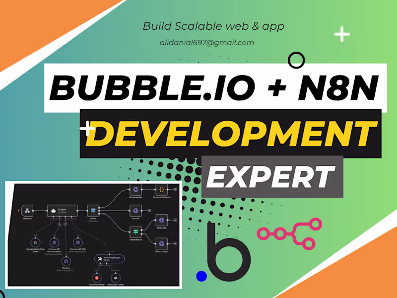 Cover image for Build Bubble.io MVP + n8n Workflow Automation Quickly