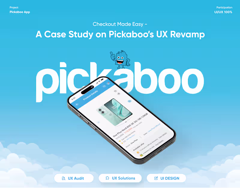 Cover image for Pickaboo’s UX Revamp Case Study