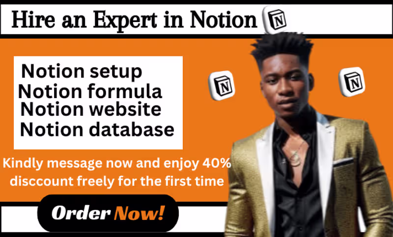 Cover image for I will design notion template as notion expert and do notion set