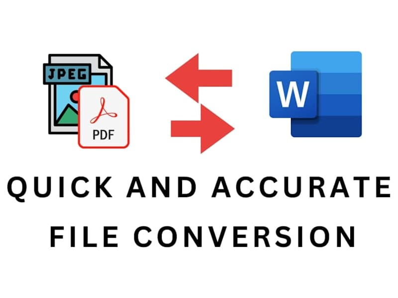 Cover image for Get PDF/Image/Screenshot converted to Word/Excel/any format