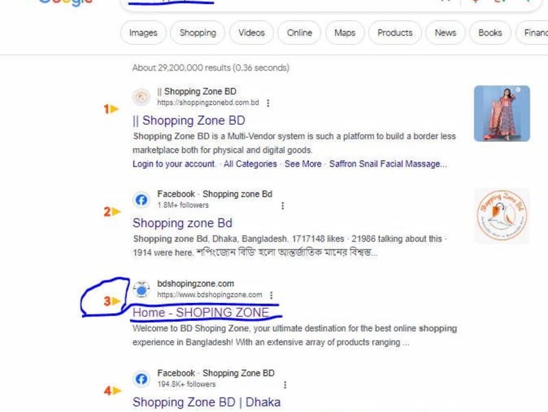 Cover image for BD Shopping Zone SEO Ranking Success
