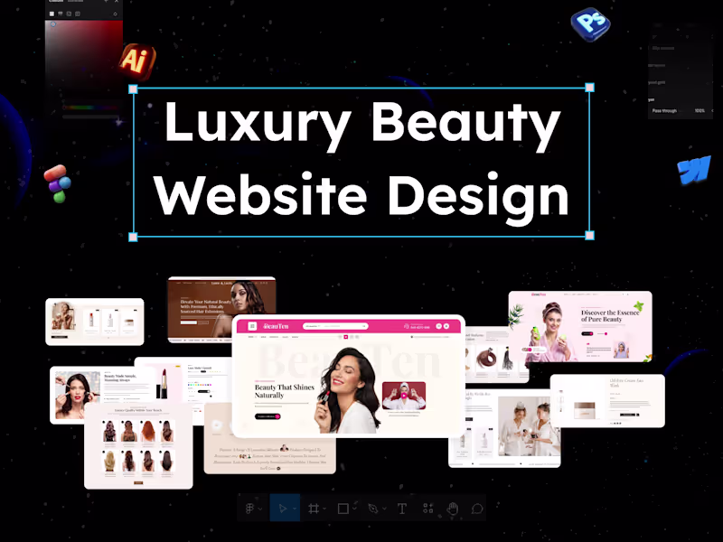 Cover image for Luxury E-commerce & Beauty Web Design