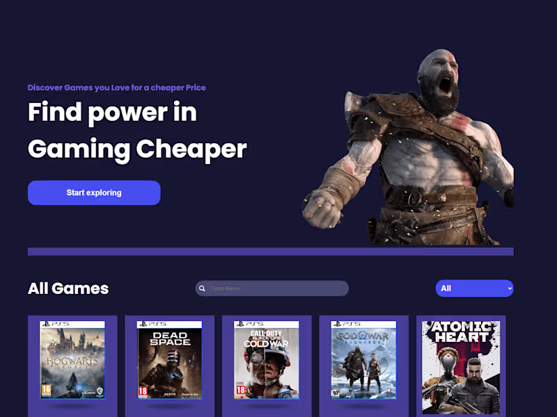 Cover image for Created MarketPlace For Games