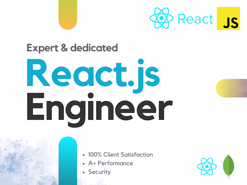 Cover image for Expert React.js Developer