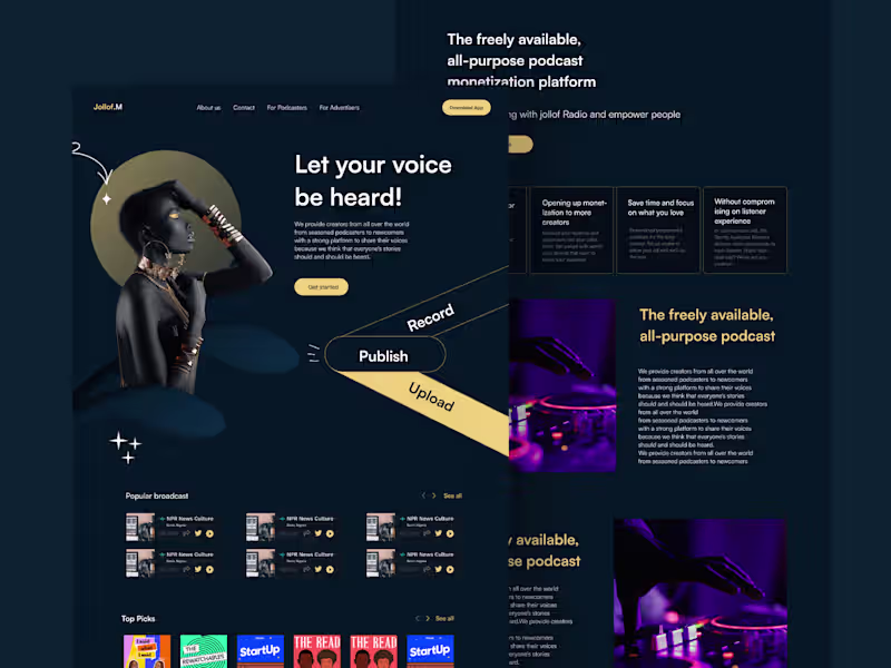 Cover image for Radio and Podcast Frontend Redesign