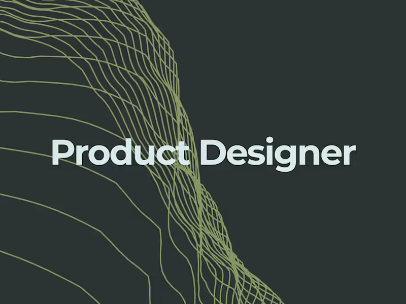 Cover image for Product Designer