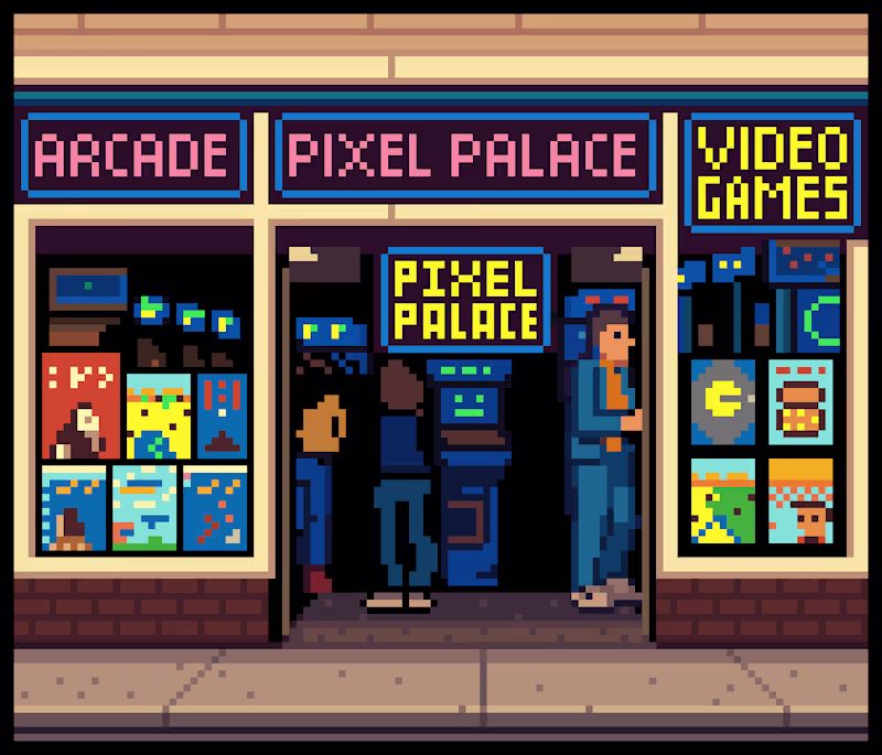 Cover image for Concept for a retro AI games portal