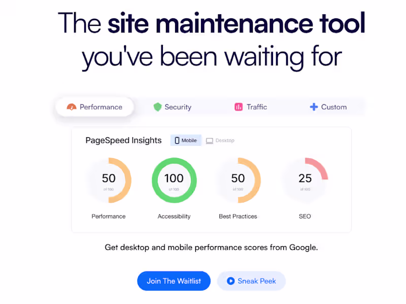 Cover image for SiteKeep: A Comprehensive Website Maintenance SaaS