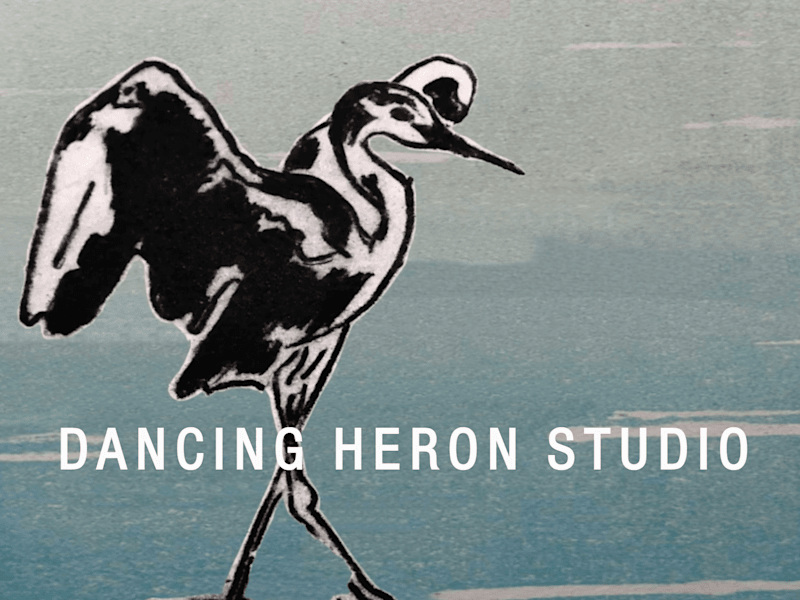 Cover image for Dancing Heron Studio / Ginger Lawrence Art Website