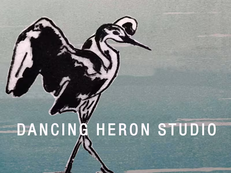 Cover image for Dancing Heron Studio / Ginger Lawrence Art Website