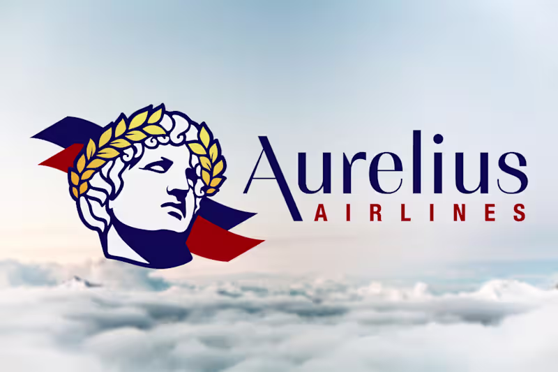 Cover image for Aurelius Airlines Logo & Branding
