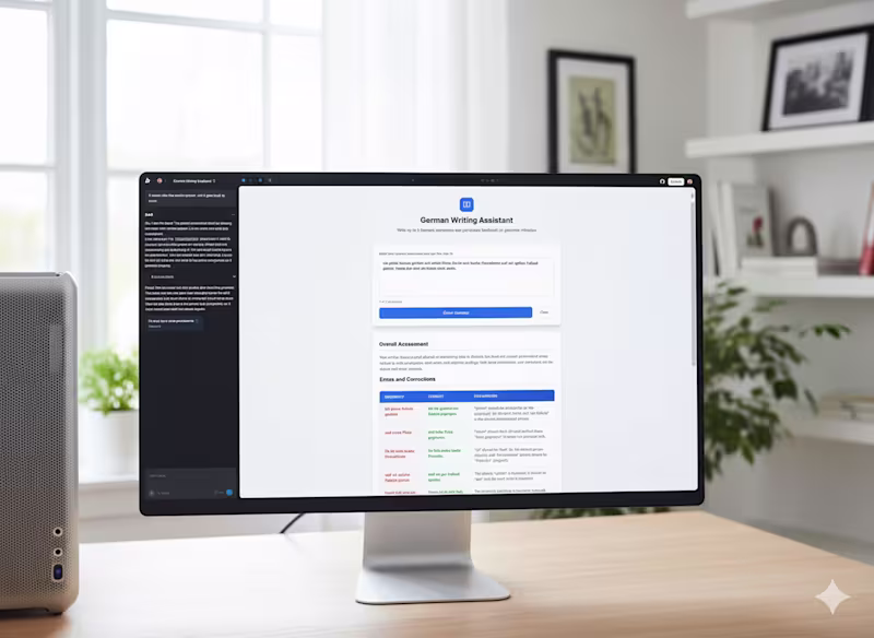 Cover image for Bolt-Built German Writing Feedback Tool for a Kajabi Educator