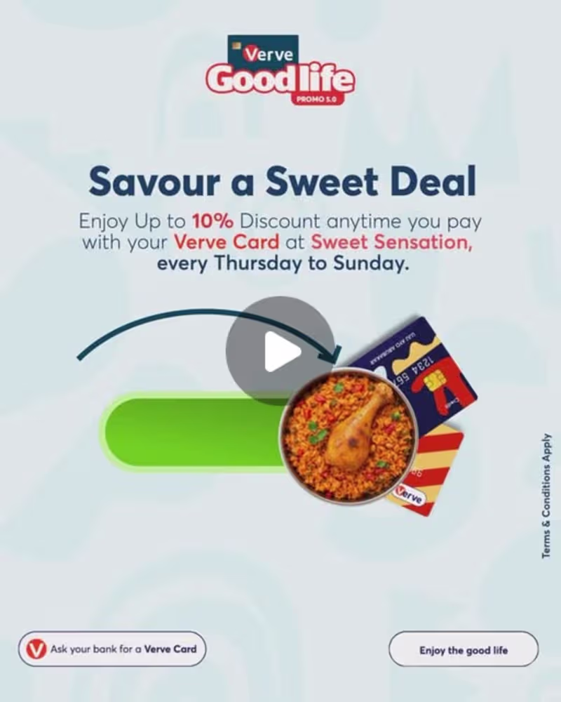 Cover image for Verve Card on Instagram: “Enjoy up to 10% discount at Sweet Sen…