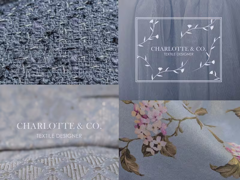 Cover image for Textile Designer - Brand Identity Developed a mock logo, ima...