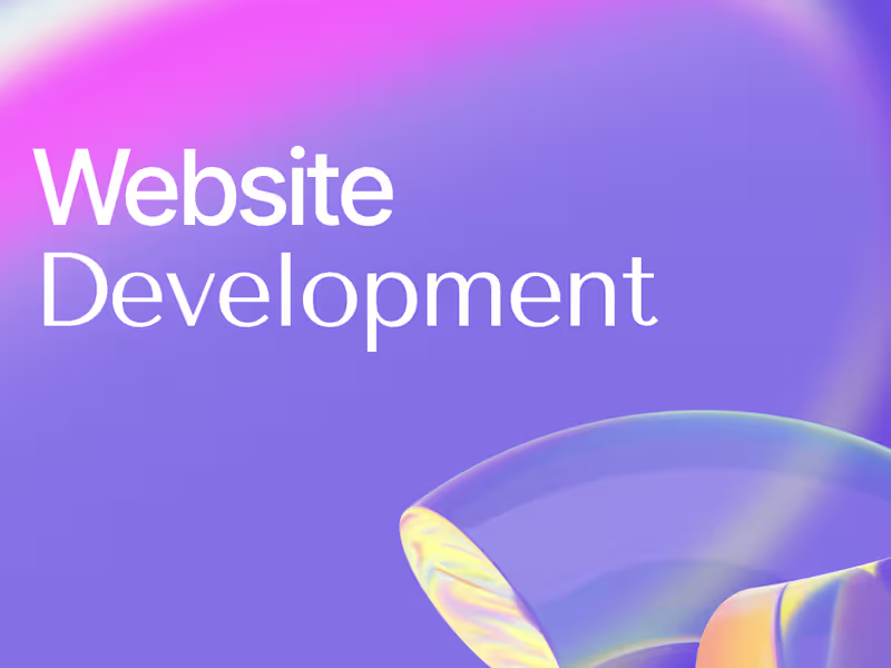 Cover image for Website Development