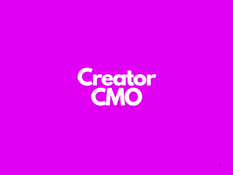 Cover image for Chief Marketing Officer/Strategist