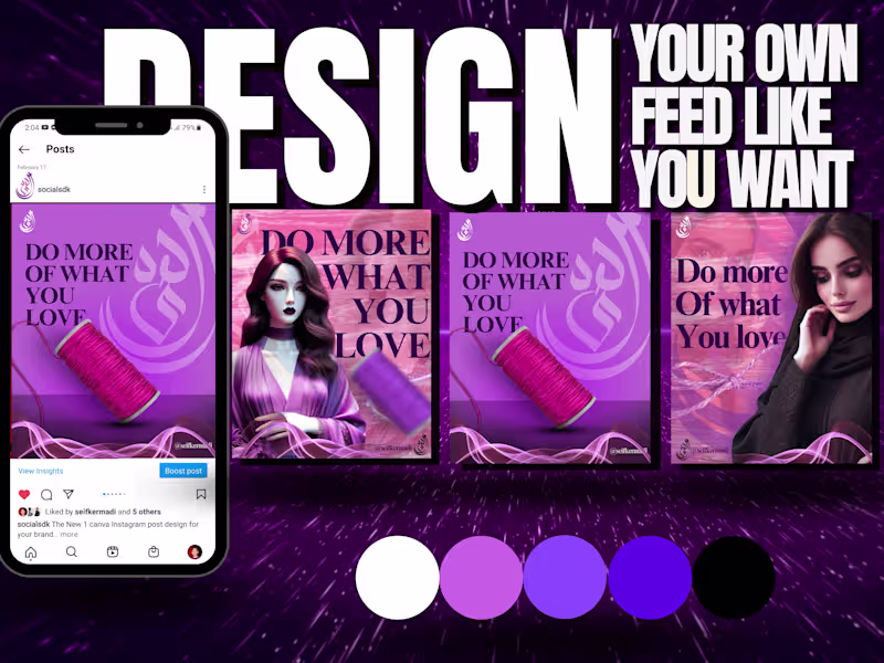 Cover image for Design professional social media posts