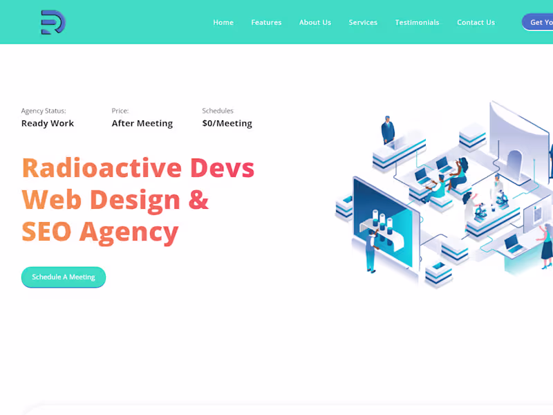 Cover image for Web Design Agency website