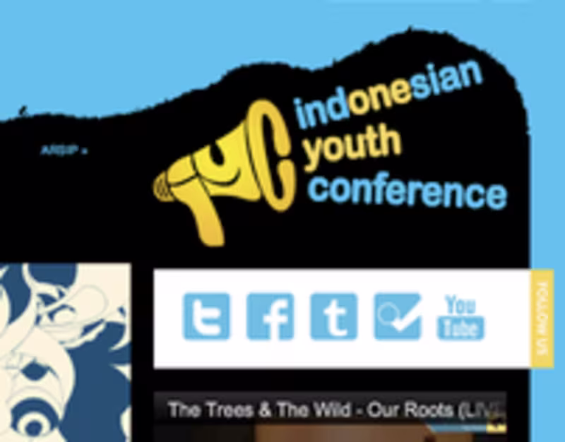 Cover image for Indonesian Youth Conference website (2009-2013)