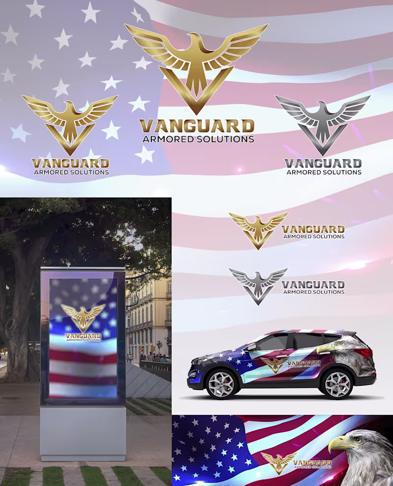 Cover image for Logo-Mock Up "Vanguard" :: Behance