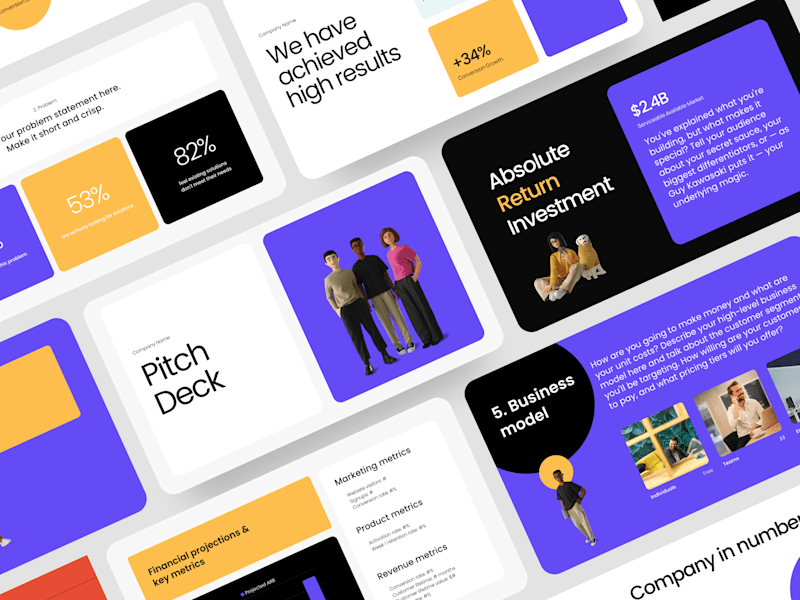 Cover image for Pitch Deck Design for a Fintech Company