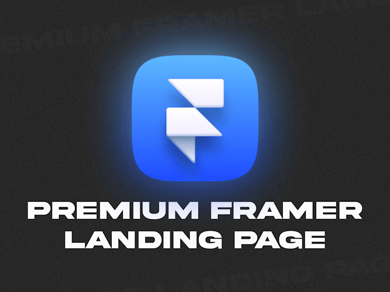 Cover image for Premium Framer Landing Page ⚡