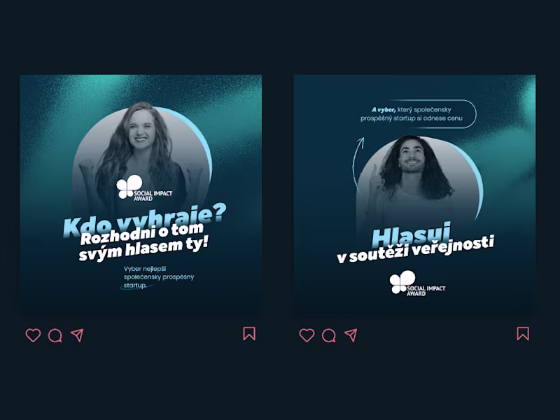 Cover image for Social Impact Award / Event graphics