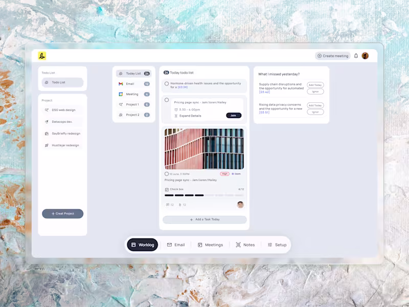 Cover image for  SayBriefly: AI-Powered Client Alignment Platform