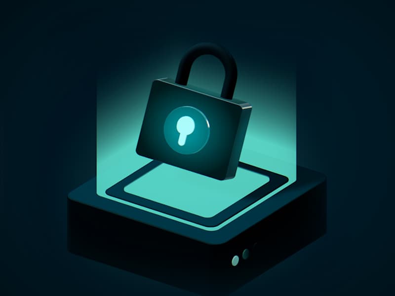 Cover image for 3D Web Visual for Secura's Encryption Platform